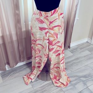 Chicos linen tropical pants